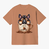 I Need Coffee German Shepherd T Shirt