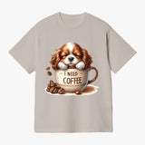 I Need Coffee Cocker Spaniel T Shirt