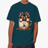 I Need Coffee German Shepherd T Shirt