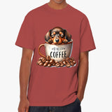 I Need Coffee Dachshund T Shirt