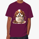 I Need Coffee Cocker Spaniel T Shirt