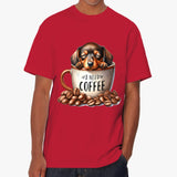 I Need Coffee Dachshund T Shirt