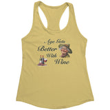 Age Gets Better With Wine Racerback Tank