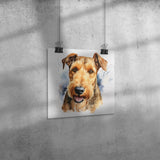 Airedale Terrier 12x12 Poster