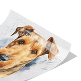 Airedale Terrier 12x12 Poster