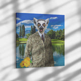 Alex Lemur Golf Canvas