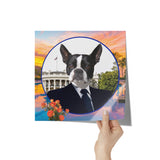 Buddy Boston Terrier 12x12 Poster