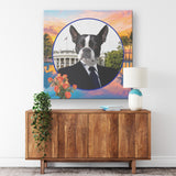 Buddy Boston Terrier Canvas