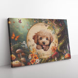 Butter Poodle Canvas