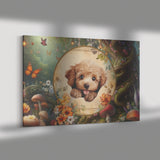 Butter Poodle Canvas