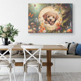 Butter Poodle Canvas