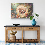 Butter Poodle Canvas