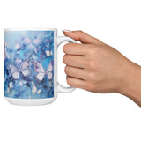 Butterflies Pink Pastel 15oz Mug