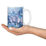 Butterflies Pink Pastel 15oz Mug