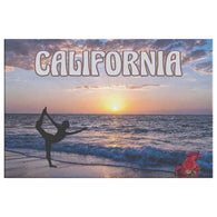 California Rectangle Canvas - The Green Gypsie