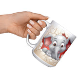 Christmas Elephant 15oz Mug