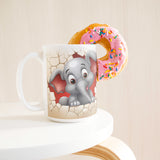 Christmas Elephant 15oz Mug