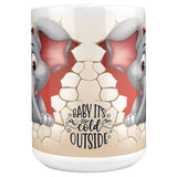 Christmas Elephant 15oz Mug