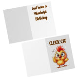 Cluck Off Birthday Card