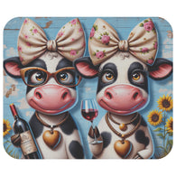 Cow Wine Best Friends Mousepad