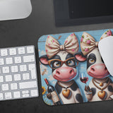 Cow Wine Best Friends Mousepad