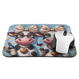 Cow Wine Best Friends Mousepad