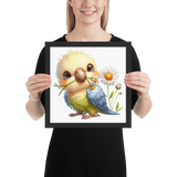 Daisy Bird 1 12x12 Poster