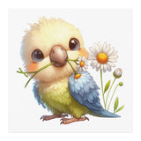 Daisy Bird 1 12x12 Poster