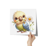 Daisy Bird 1 12x12 Poster