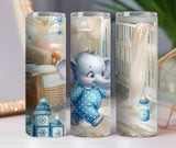 Baby Elephant Blue 20oz Tumbler