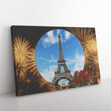 France Eiffel Tower Canvas