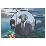 Frankie Labrador Retriever Rectangle Canvas