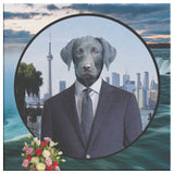 Frankie Labrador Retriever Square Canvas