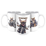 French Bulldog Motorcycle 15oz Mug