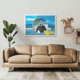 Gizmo Surfer Framed Print