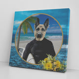 Gizmo Surfer Square Canvas