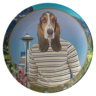 Henry Basset Hound Plate