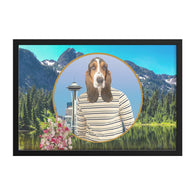 Henry Hound Rectangle Print