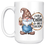 I Run On Coffee Gnome Mug