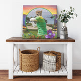 Jasper Cheetah Golfer Canvas