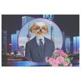 Jax Shih Tzu Rectangle Canvas