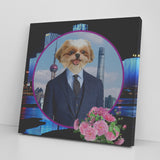 Jax Shih Tzu Square Canvas