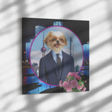 Jax Shih Tzu Square Canvas