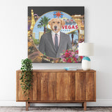 Johnny Golden Retriever Canvas