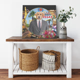 Johnny Golden Retriever Canvas