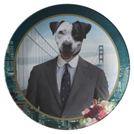 Luke Australian Cattle Dog  San Francisco Plate