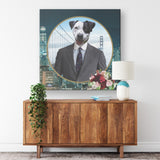 Luke Australian Cattle Dog  Square Canvas