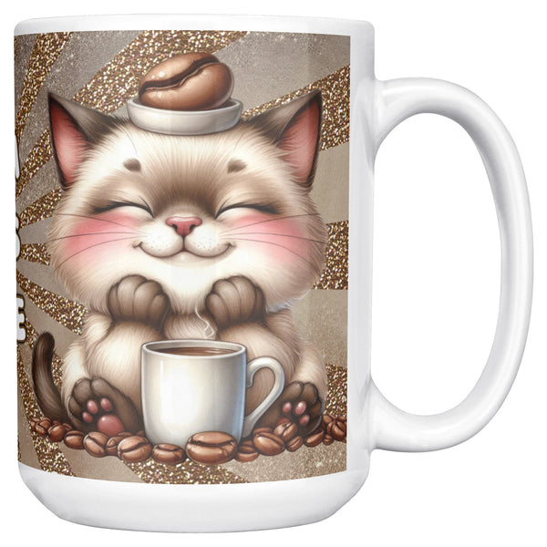 Mama Needs Coffee Cats 15oz Mug