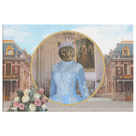 Meredith Cat Versailles France Rectangle Canvas