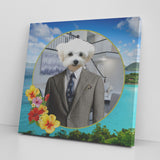 Mike Maltese Square Canvas